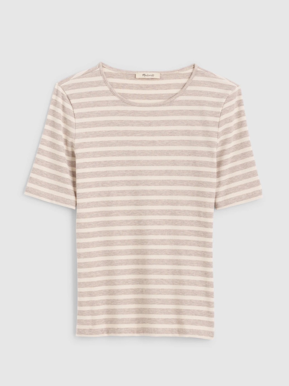 Madewell The 9-9 Tee in LuxeRib Sz. XXS